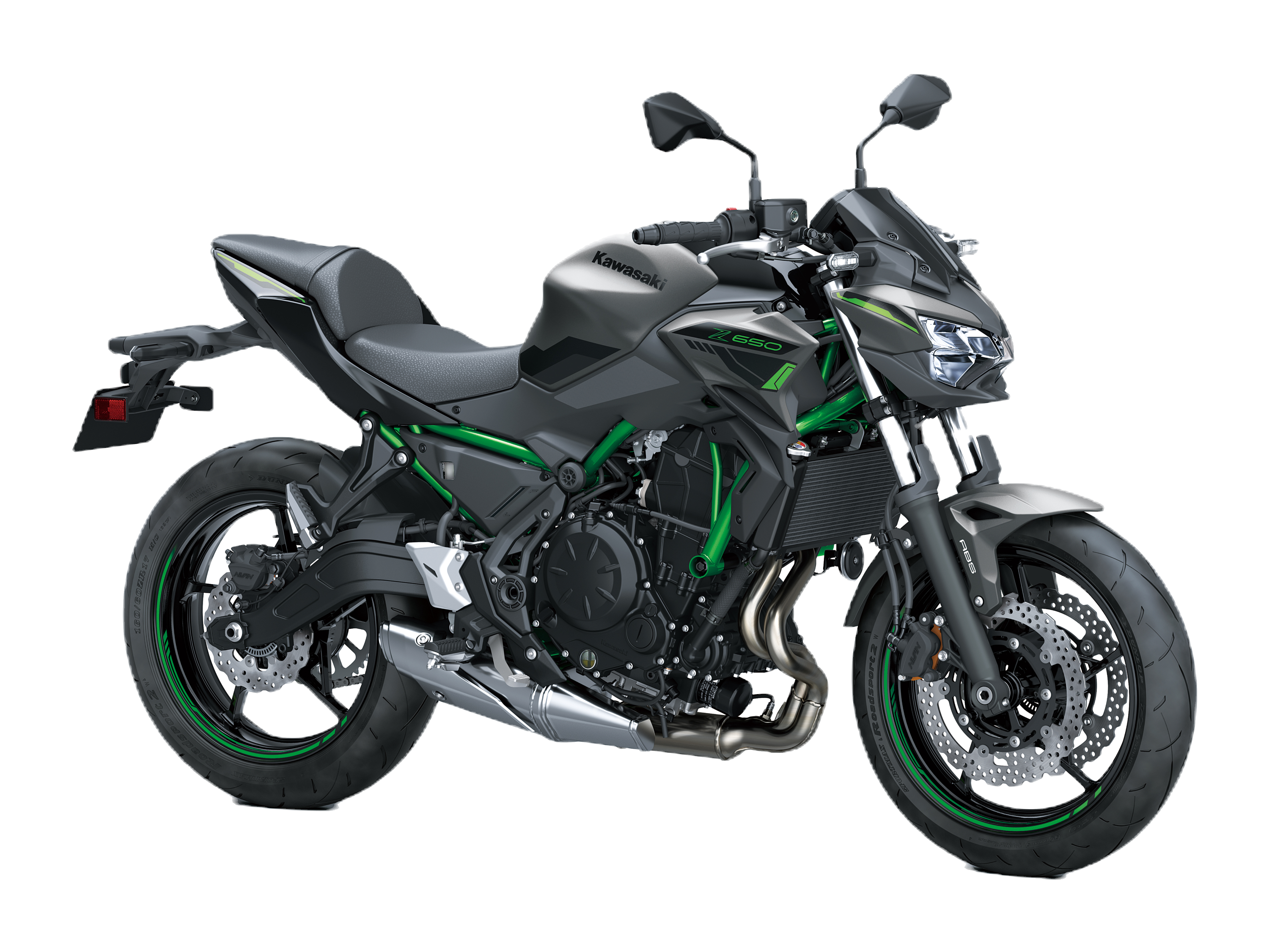 Kawasaki Z650 motorbike